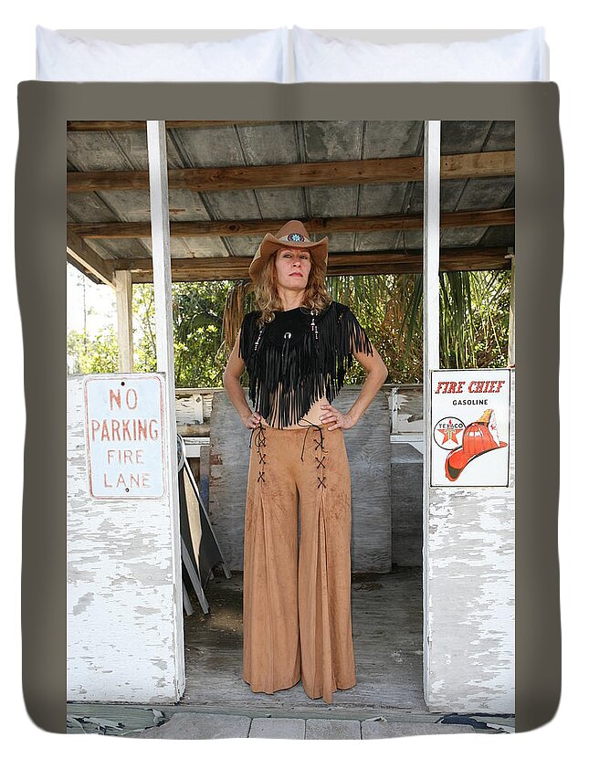 Everglades City Fl.professional Photographer Lucky Cole Duvet Cover featuring the photograph Tina Loy 607 by Lucky Cole
