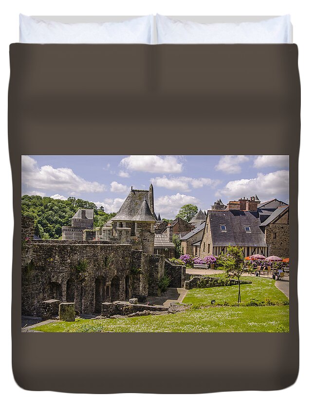 Fougeres Duvet Cover featuring the photograph Tranquility by Marta Cavazos-Hernandez