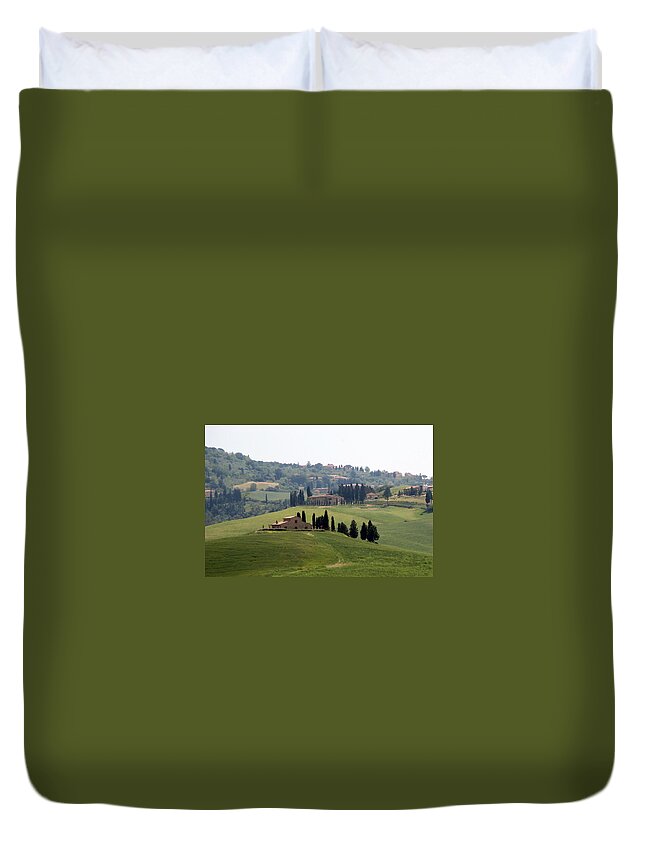 Tuscany Duvet Cover featuring the photograph Tuscany by Carla Parris