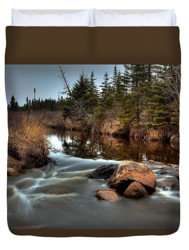 Mcintyre Creek Duvet Cover featuring the photograph Unmoving by Jakub Sisak