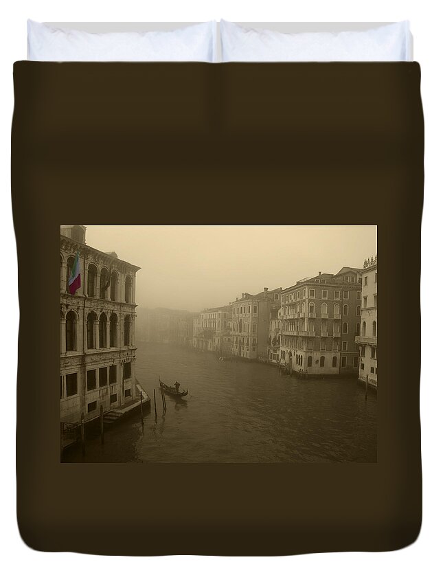 Venice Duvet Cover featuring the photograph Venice by David Gleeson