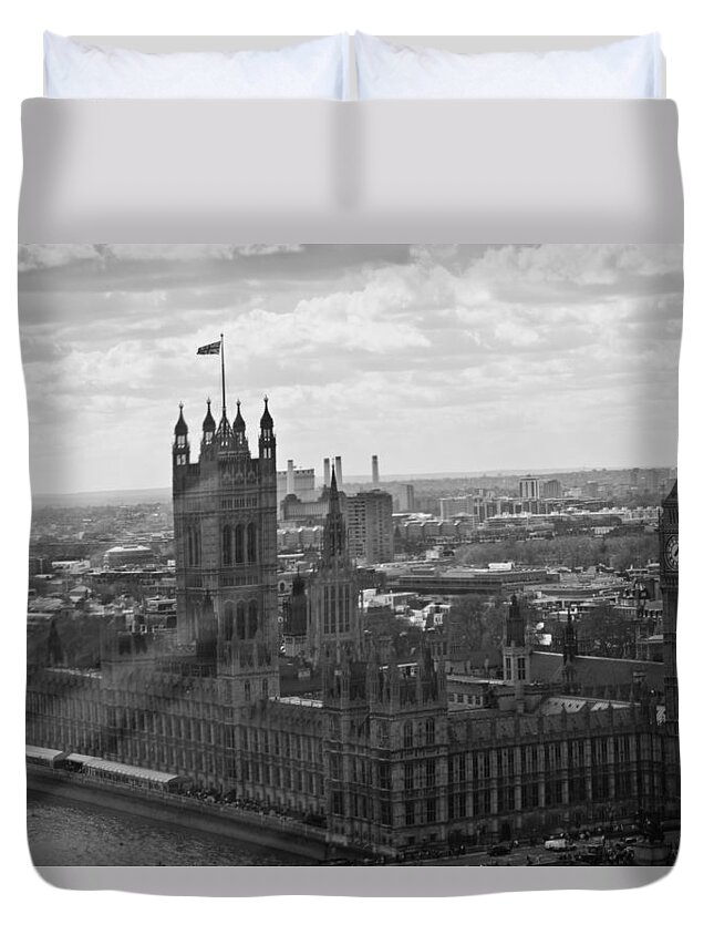 Westminister Cathedral And Big Ben 10 Duvet Cover For Sale By
