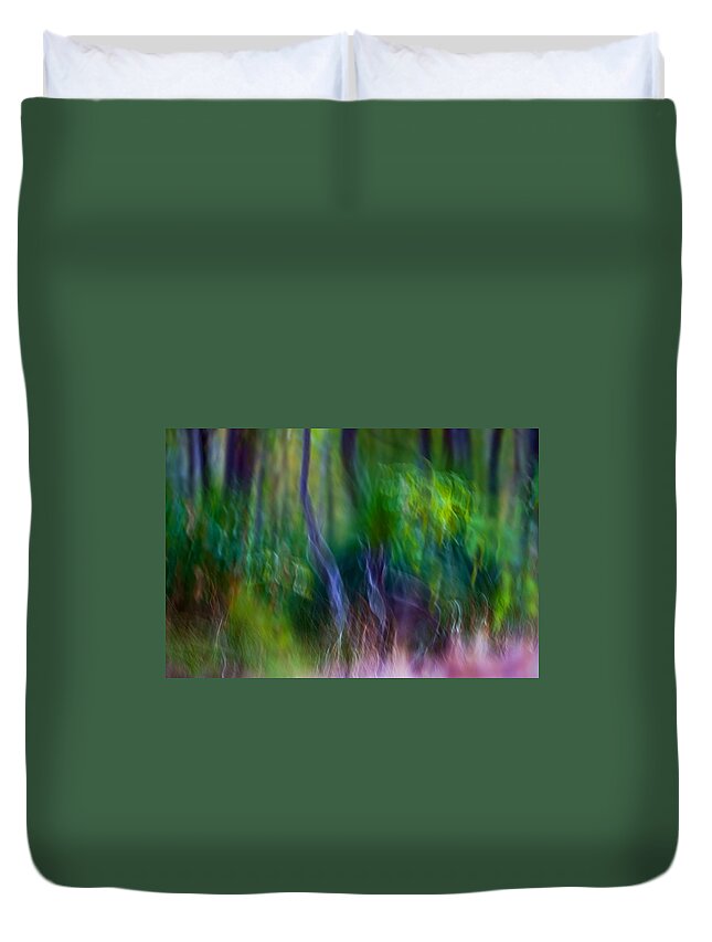 Abstract Duvet Cover featuring the photograph Whispers on the Wind by Michelle Wrighton