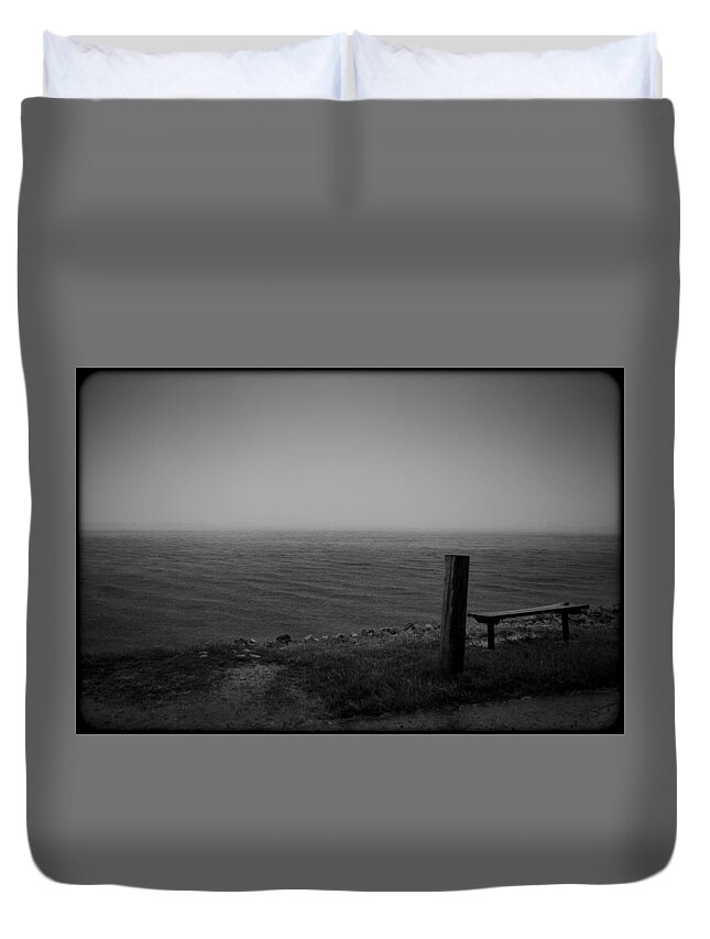 Water Duvet Cover featuring the photograph 051115-3 by Mike Davis
