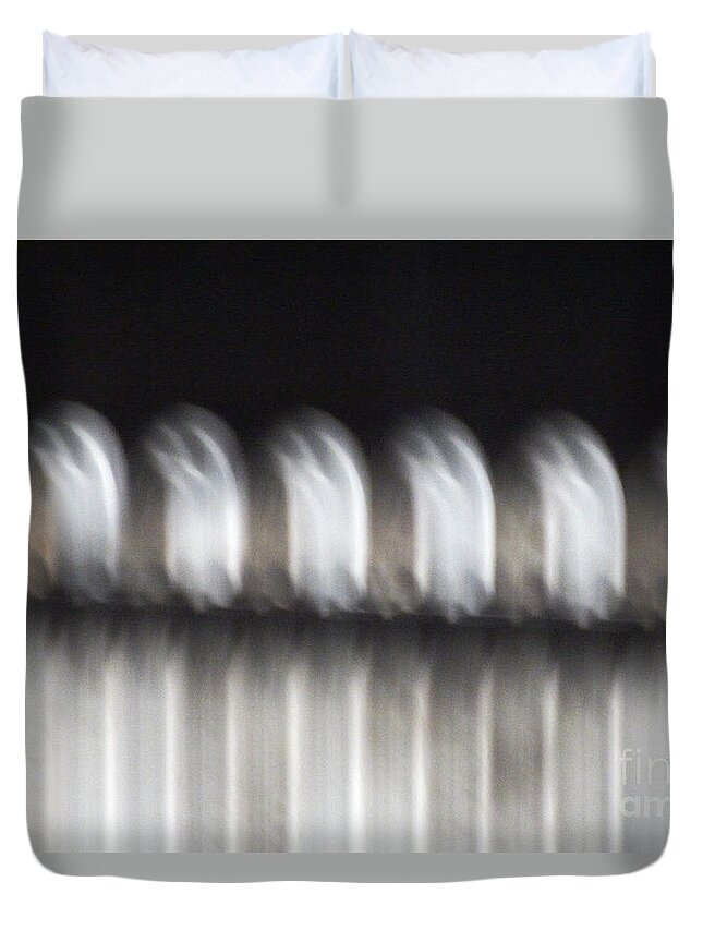 Abstract Duvet Cover featuring the photograph Abstract 17 #1 by Tony Cordoza