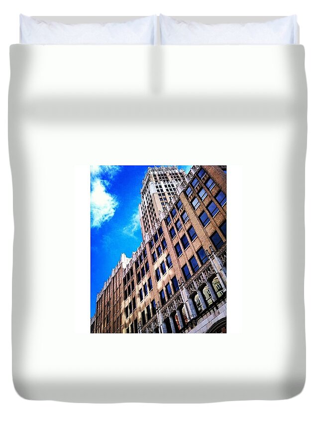 Beautiful Duvet Cover featuring the photograph Beautiful Architecture by Janel Cortez