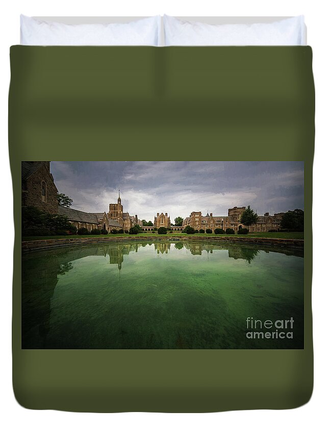 Berry College Duvet Cover featuring the photograph Berry College #1 by Doug Sturgess