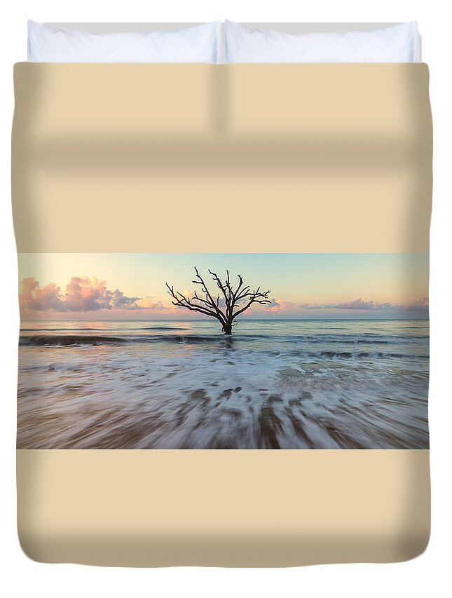 South Carolina Duvet Cover featuring the photograph Botany Bay Morning #2 by Stefan Mazzola
