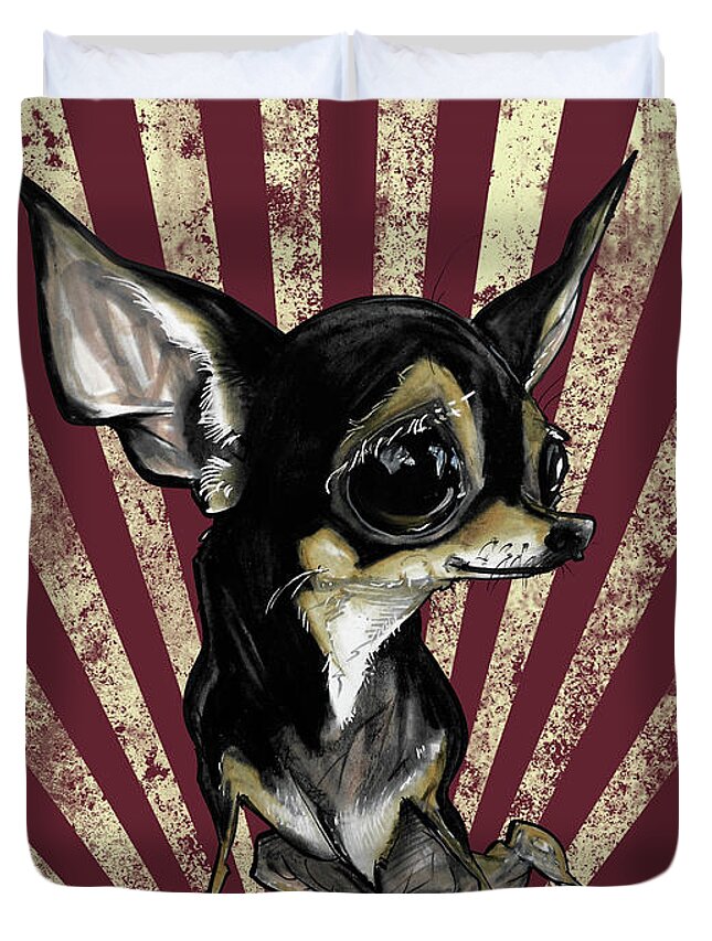 Chihuahua Revolution Duvet Cover For Sale By John Lafree