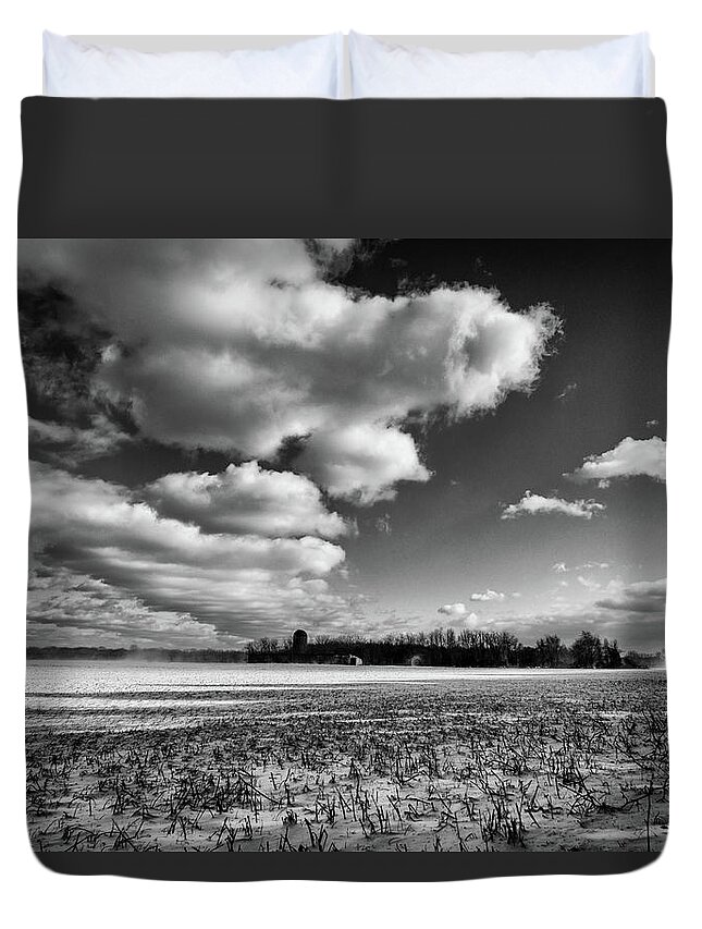 Cloudscapes Duvet Cover featuring the photograph Cloud Play by Louis Dallara