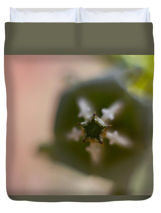 Crown Flower Duvet Cover featuring the photograph Crown Flower #1 by Ramabhadran Thirupattur