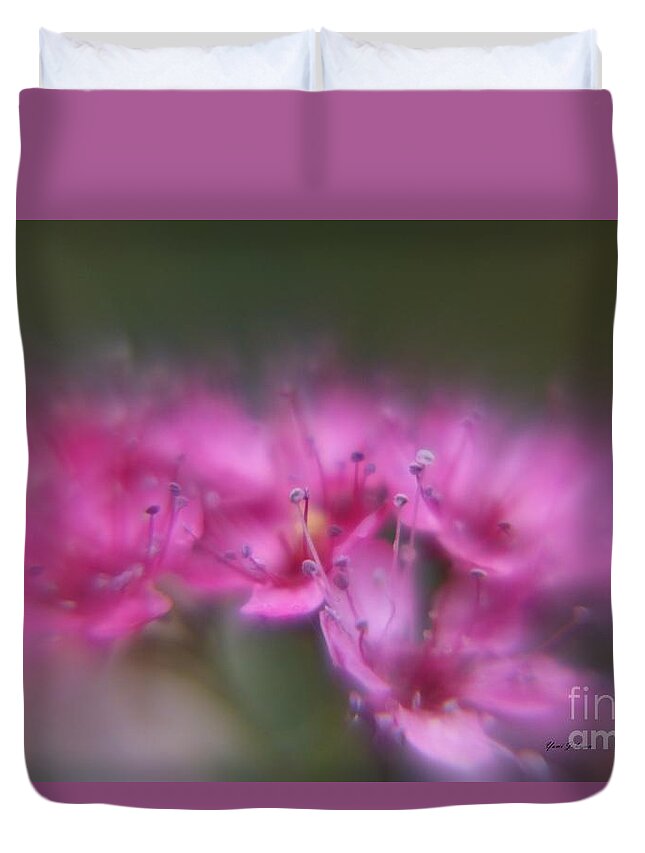 Flowers Duvet Cover featuring the photograph Dreaming #1 by Yumi Johnson
