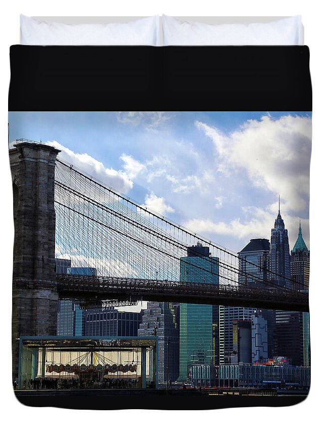 Dumbo Duvet Cover featuring the photograph Dumbo #1 by Mitch Cat