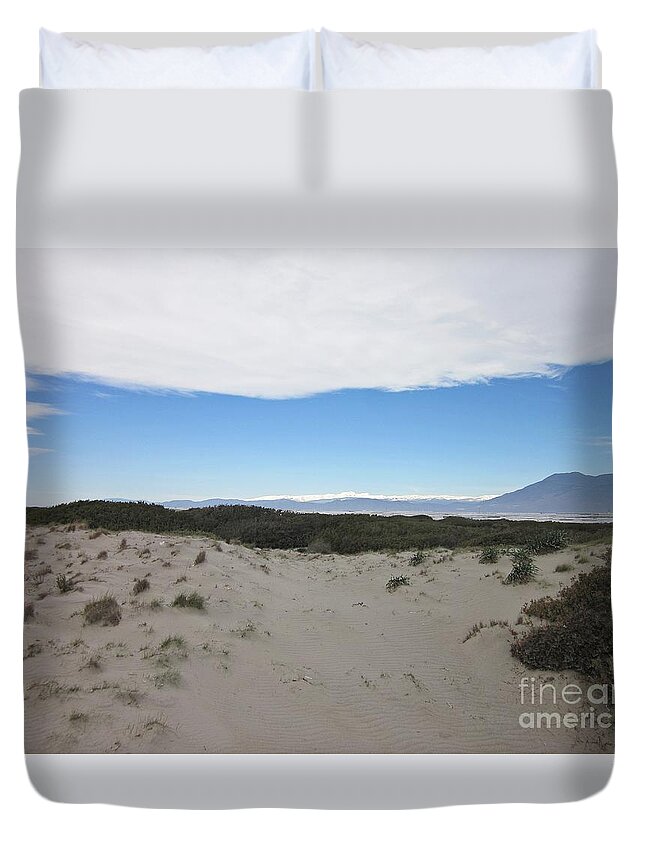 Spring Duvet Cover featuring the photograph Dune in Roquetas de Mar #2 by Chani Demuijlder