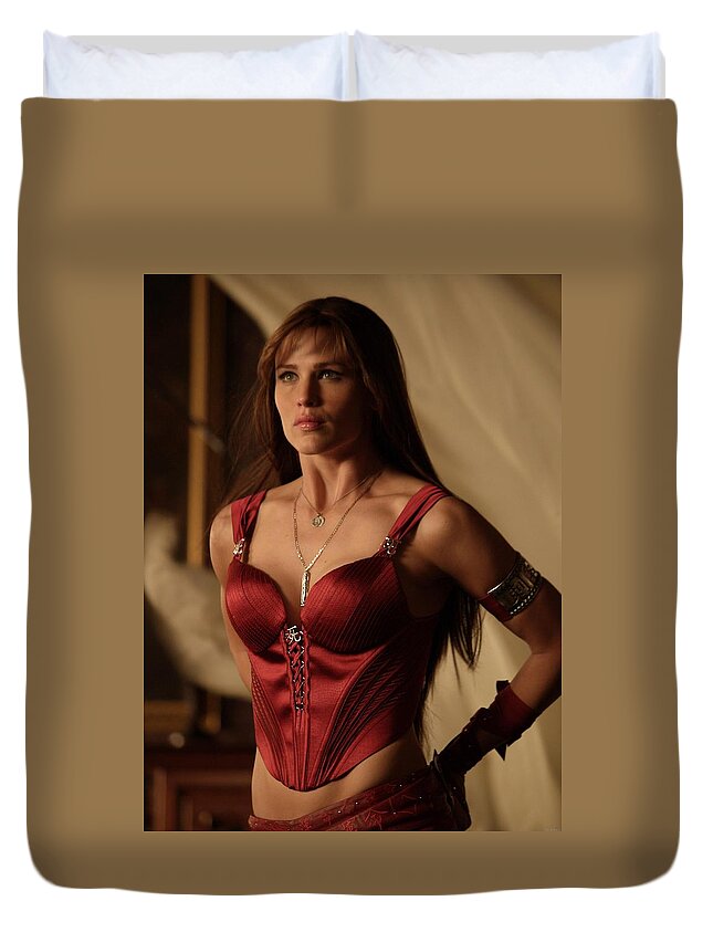 Elektra Duvet Cover featuring the photograph Elektra #1 by Jackie Russo