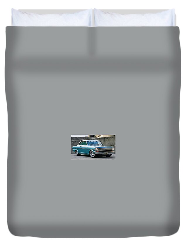 Hot Rod Duvet Cover featuring the photograph Hot Rod #1 by Mariel Mcmeeking