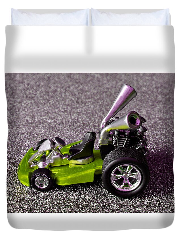 Hotwheels Go Kart Custom Duvet Cover For Sale By Bruce Roker