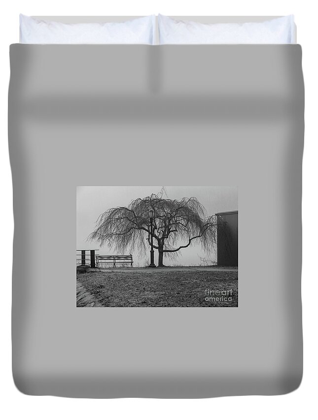 2014 Duvet Cover featuring the photograph Inwood Hill Park #1 by Cole Thompson