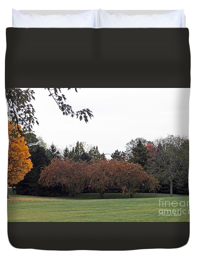 Landscape Duvet Cover featuring the photograph M Landscapes Fall Collection No. LF68 #1 by Monica C Stovall
