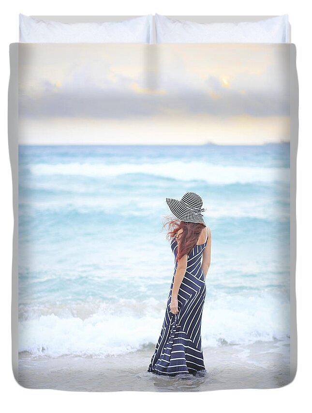 Kremsdorf Duvet Cover featuring the photograph Mystic And Divine by Evelina Kremsdorf
