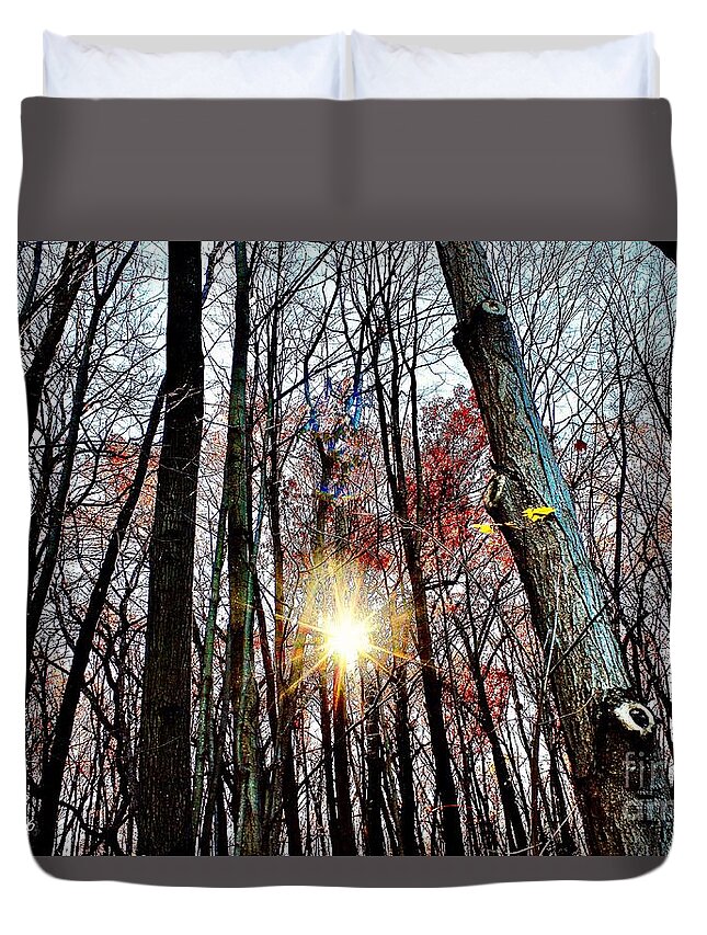 Photograph Duvet Cover featuring the photograph Nature #1 by MaryLee Parker