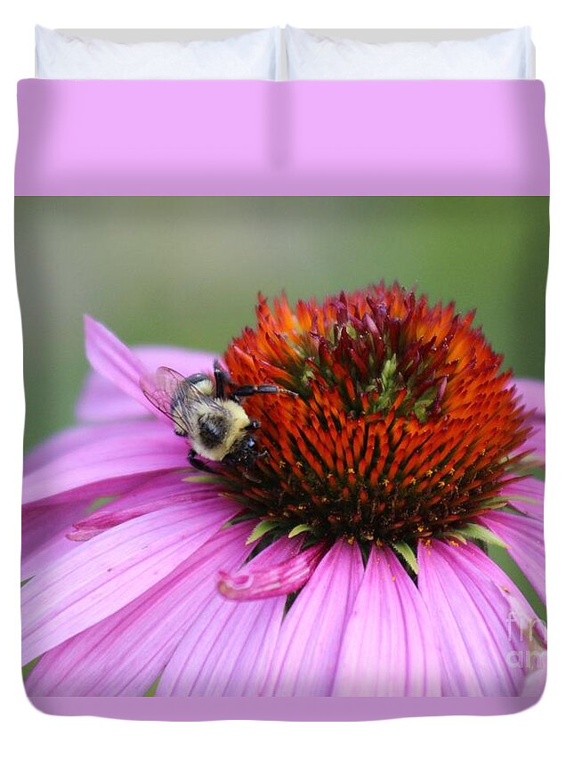 Pink Duvet Cover featuring the photograph Nature's Beauty 78 by Deena Withycombe
