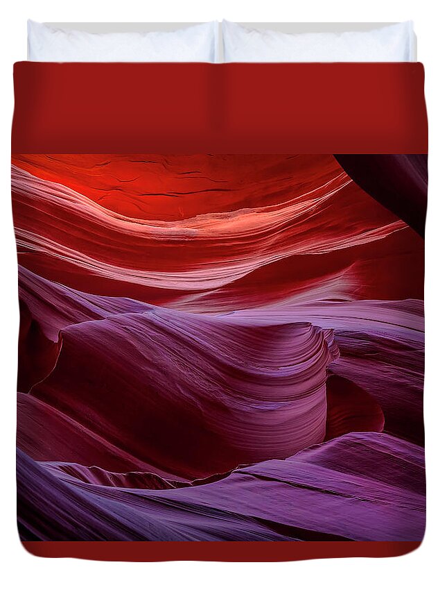 Amazing Duvet Cover featuring the photograph Navajo Kiss #1 by Peter Lakomy