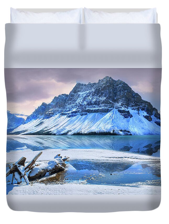 Rockies Duvet Cover featuring the photograph Num Ti Jah #1 by John Poon