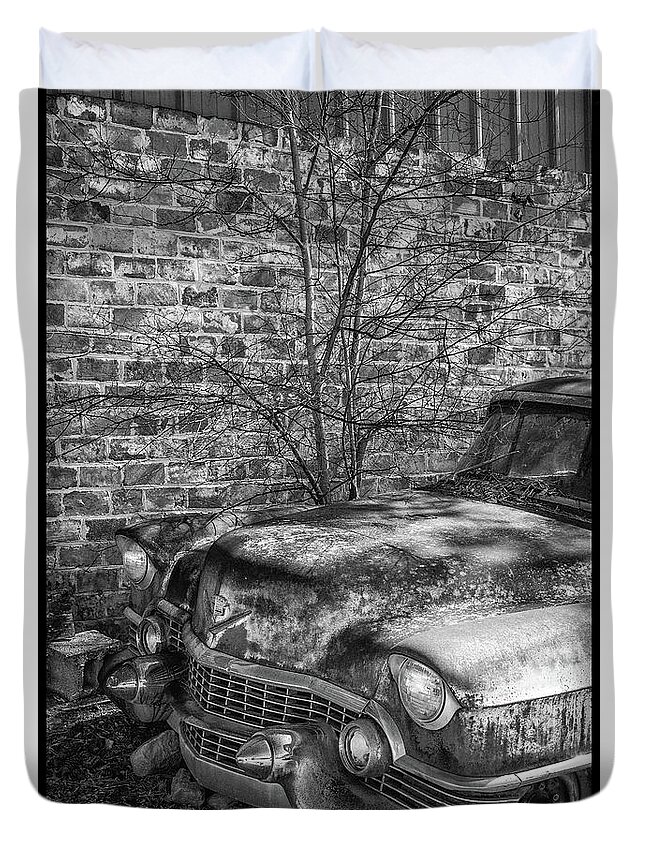 Old Cadillac Duvet Cover featuring the photograph Old Cadillac #1 by Matthew Pace