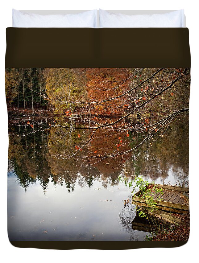 Lake Duvet Cover featuring the photograph On England #1 by Digiblocks Photography
