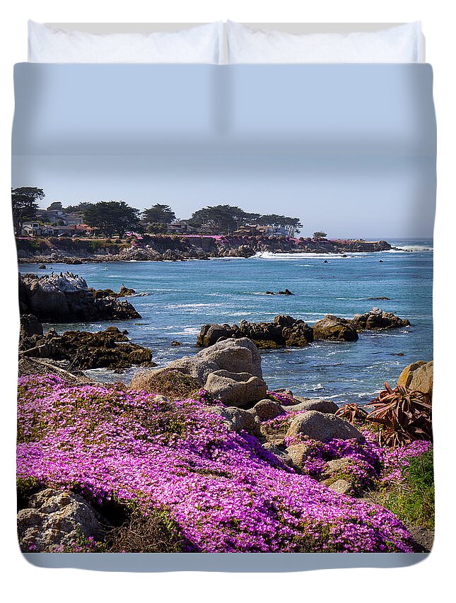 Pacific Grove Duvet Cover featuring the photograph Pacific Grove #1 by Derek Dean