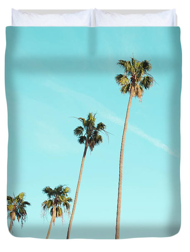 Palm Trees Duvet Cover For Sale By Happy Home Artistry