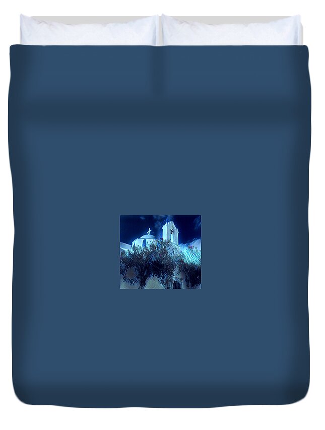 Colette Duvet Cover featuring the photograph Paros Island Beauty Greece by Colette V Hera Guggenheim
