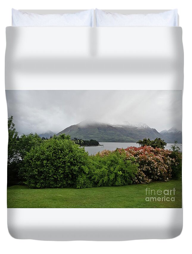  Queenstown Duvet Cover featuring the photograph Queenstown, New Zealand #3 by Yurix Sardinelly
