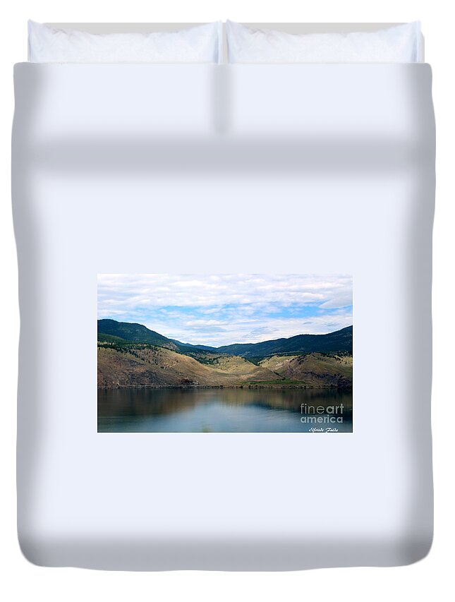 Revelstoke Area Duvet Cover featuring the photograph Reflections #1 by Elfriede Fulda