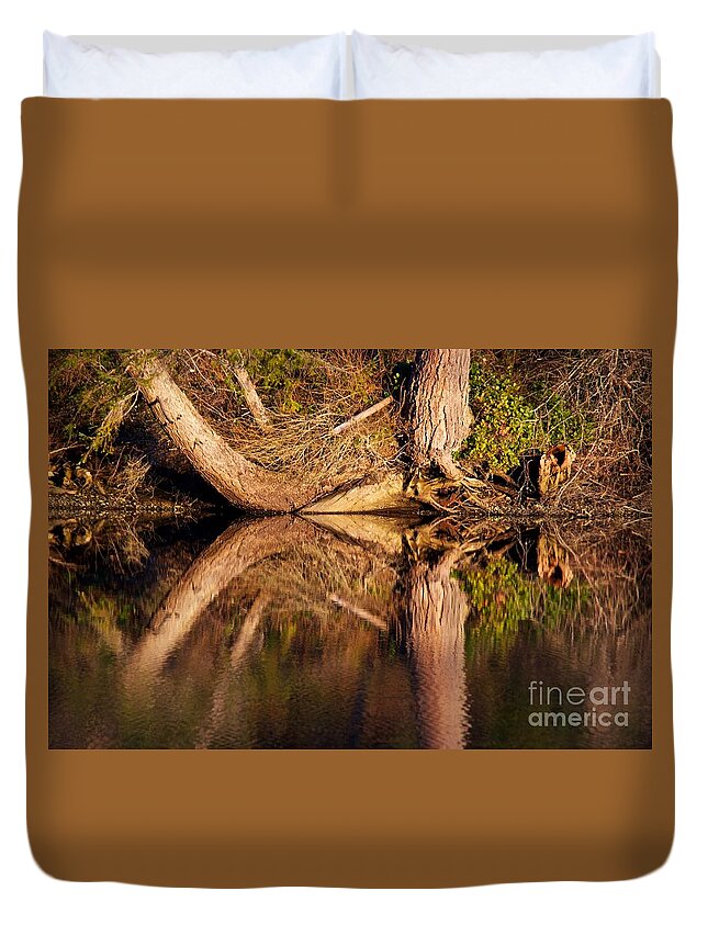 Photography Duvet Cover featuring the photograph Reflections #1 by Sean Griffin