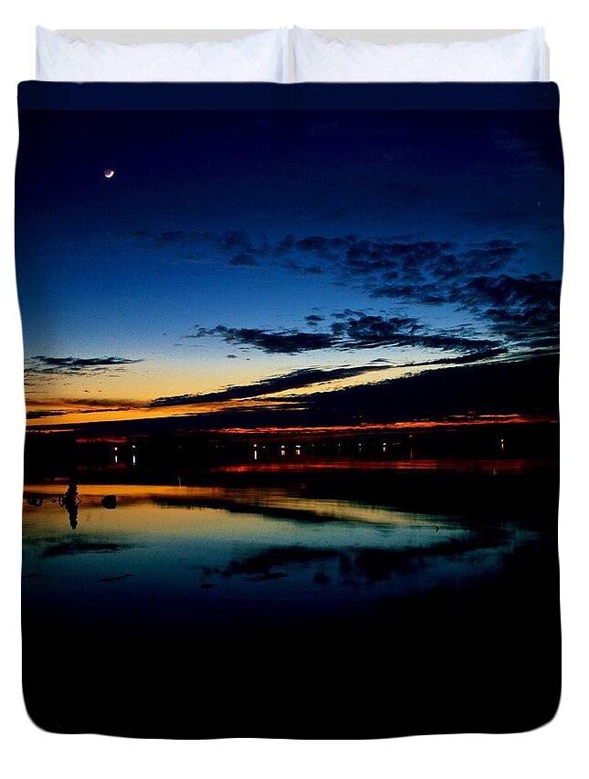  Duvet Cover featuring the photograph Shades of Calm #1 by Billy Beck