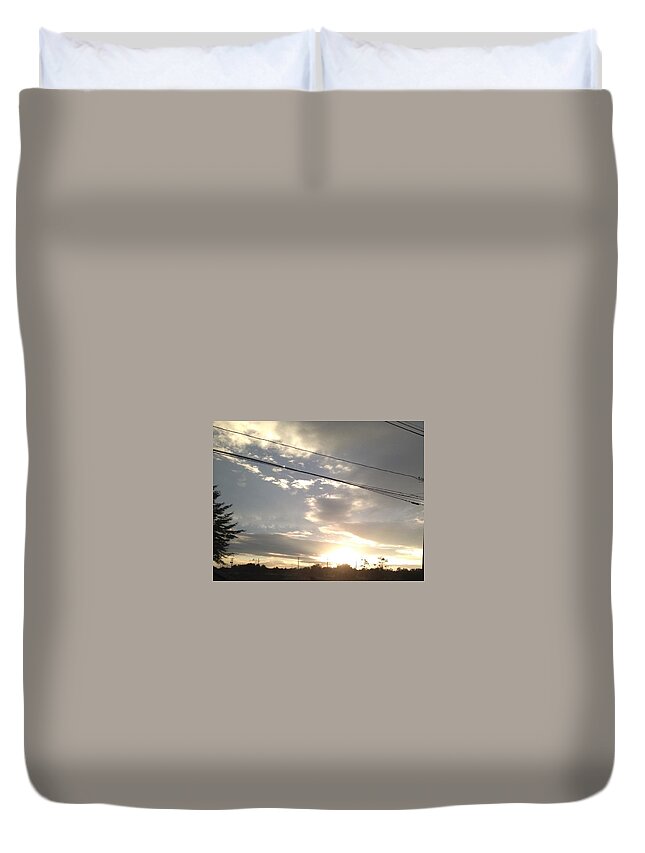 Sky Duvet Cover featuring the photograph Sky #1 by Jessica Cistrelli