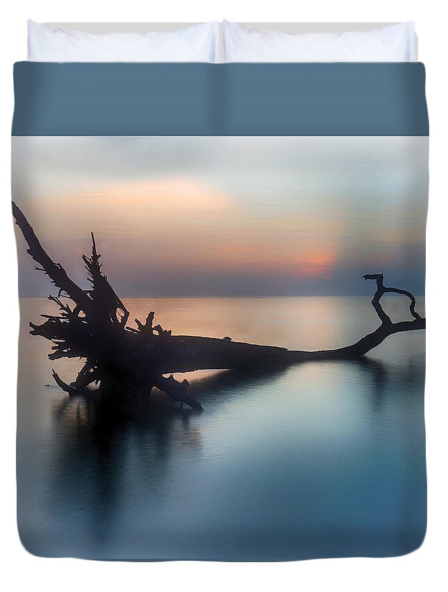 Tree Duvet Cover featuring the photograph Surrounded #1 by Alan Raasch