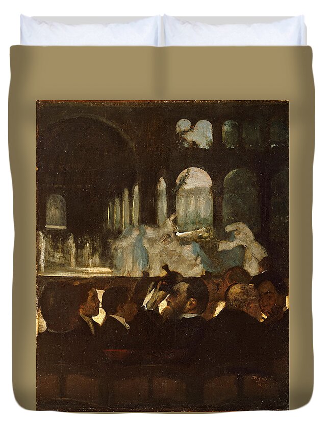 Edgar Degas Duvet Cover featuring the painting The Ballet from Robert le Diable #1 by Edgar Degas