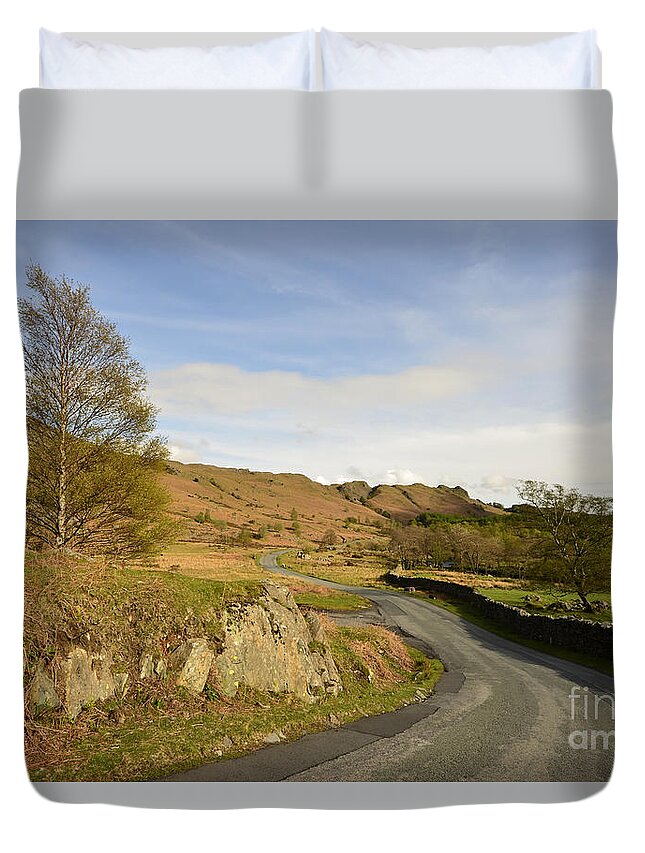 Duddon Valley Duvet Cover featuring the photograph The Duddon Valley #1 by Smart Aviation