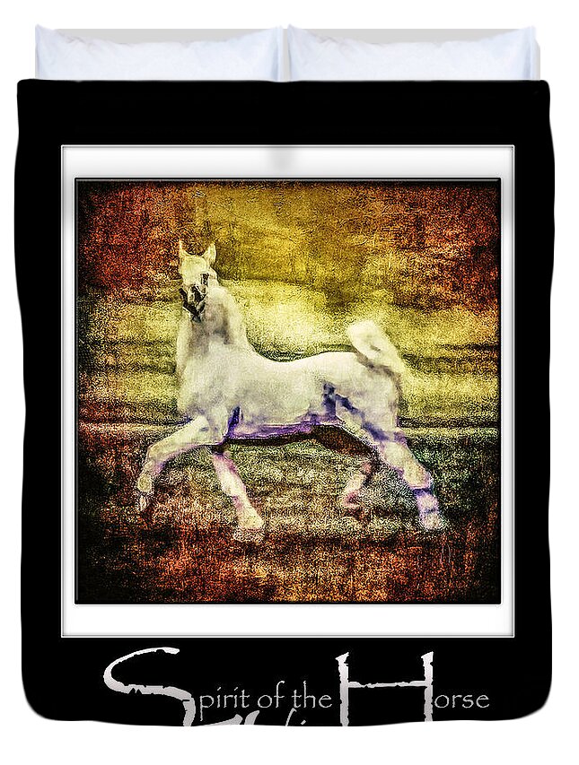Animal Duvet Cover featuring the digital art The King by Janice OConnor