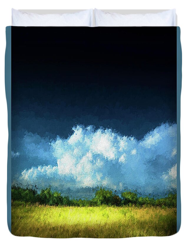Apollo Beach Duvet Cover featuring the photograph The Storm #1 by Marvin Spates