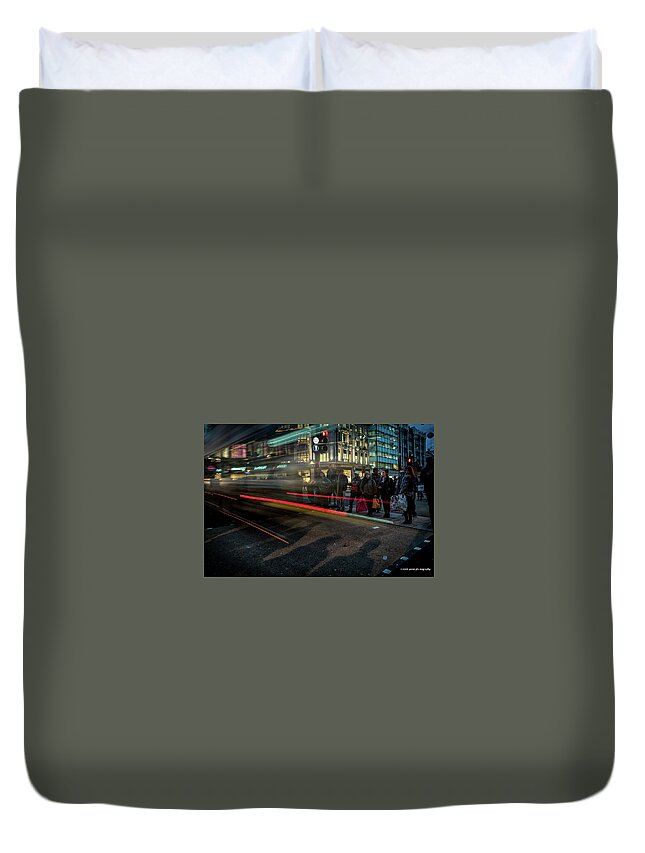 Time-lapse Duvet Cover featuring the photograph Time-lapse #1 by Mariel Mcmeeking