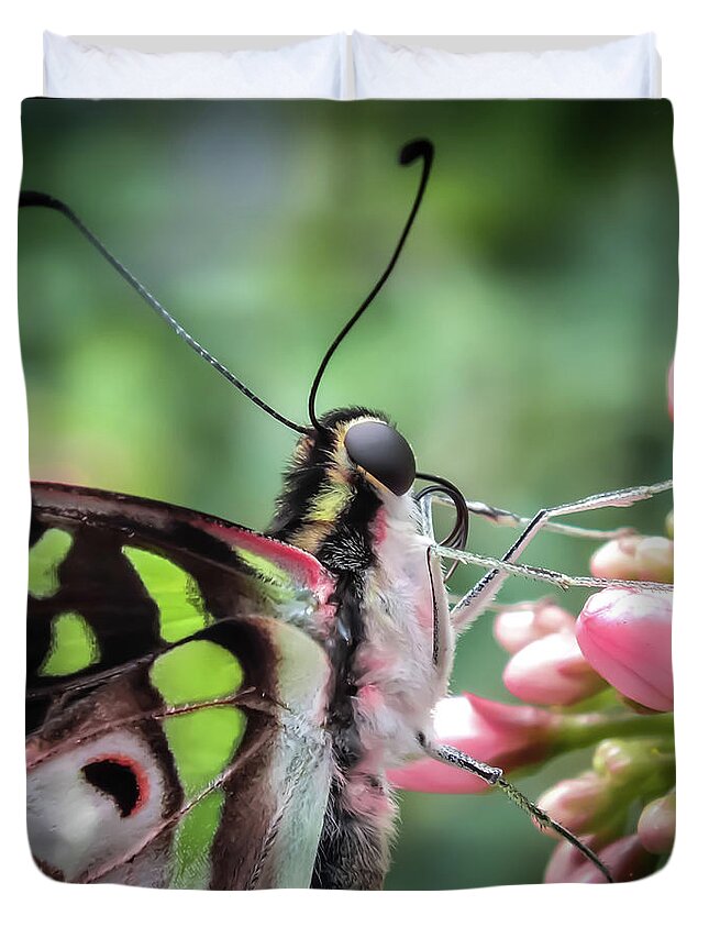 Tiny Wonders Duvet Cover featuring the photograph TINY WONDERS of HIS CREATION #1 by Karen Wiles