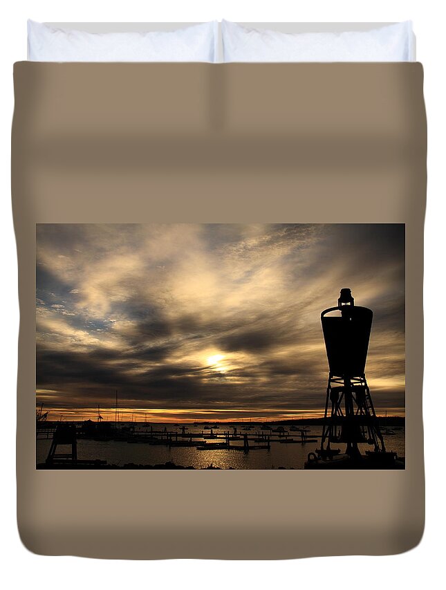 Seascape Duvet Cover featuring the photograph Tuesday Morning #1 by Doug Mills