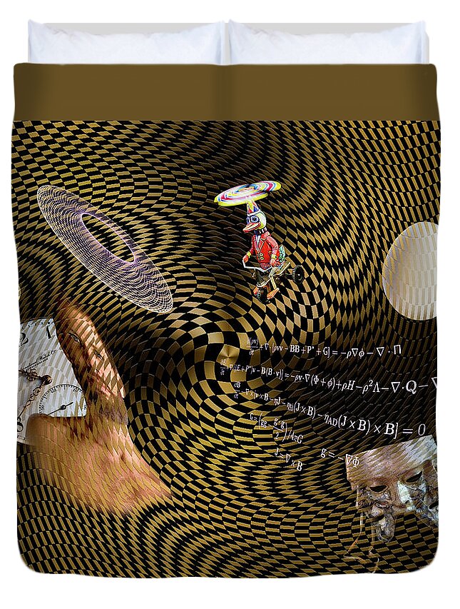 Egg Duvet Cover featuring the photograph Turning Perception On Its Head #2 by Endre Balogh