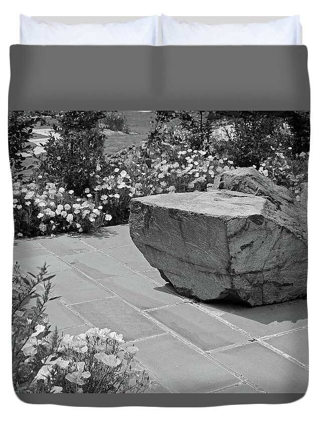 Rock Duvet Cover featuring the photograph Wistful Wednesday #2 by Michiale Schneider