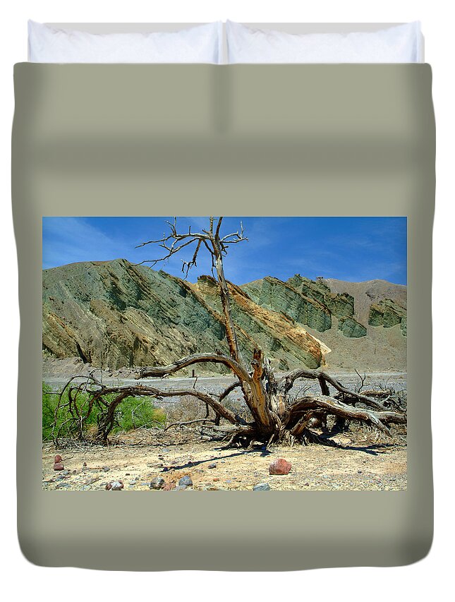 Desert Duvet Cover featuring the digital art Desert #10 by Super Lovely