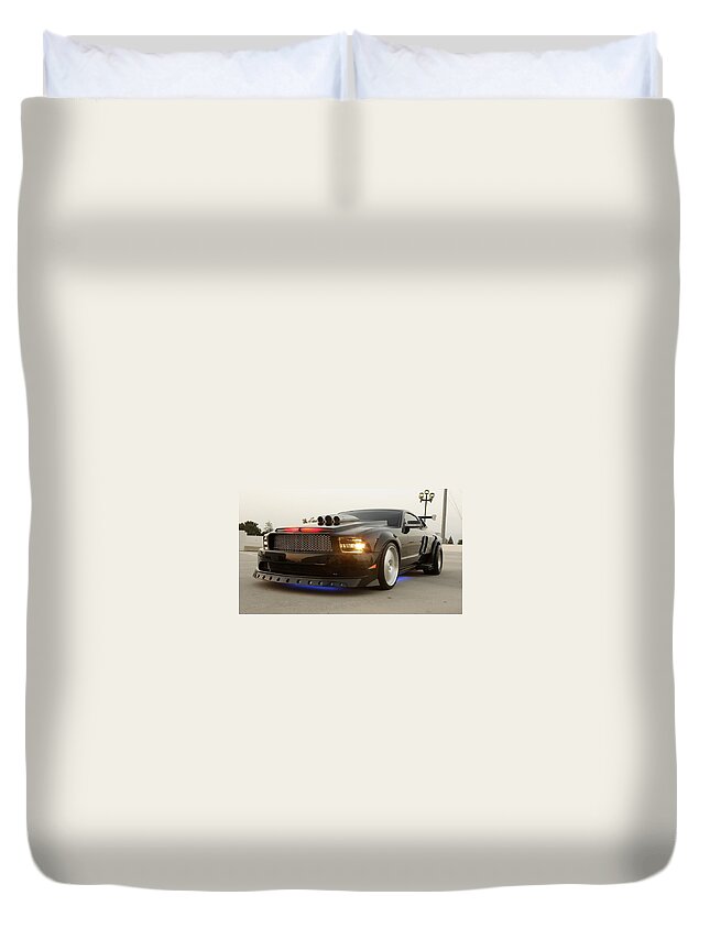 Ford Duvet Cover featuring the photograph Ford #10 by Jackie Russo